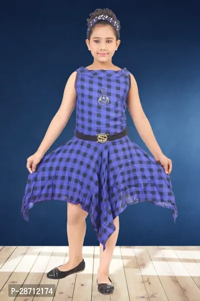 Girls Midi/Knee Length Party Dress (combo pack of 1)-thumb0