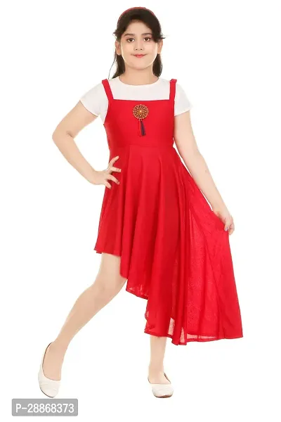 Girls Midi/Knee Length Party Dress Pack of 1