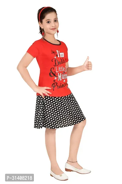 Stylish Cotton Printed Tshirt for Kid Girl-thumb2