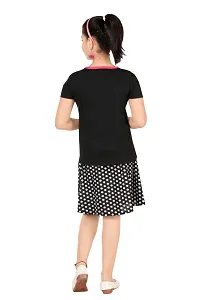 Stylish Girls Tshirt and Skirt Set-thumb1