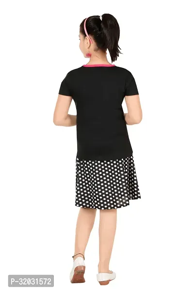 Stylish Girls Tshirt and Skirt Set-thumb2