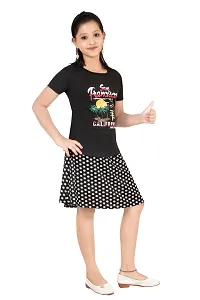 Stylish Girls Tshirt and Skirt Set-thumb3