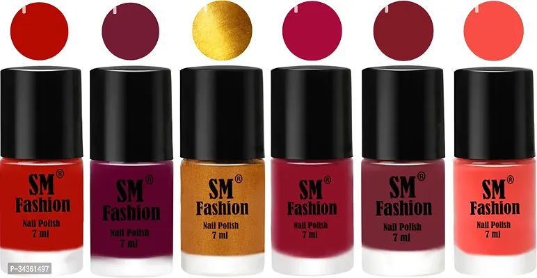 Beauty Matte Nail Polish For Women Pack Of 6