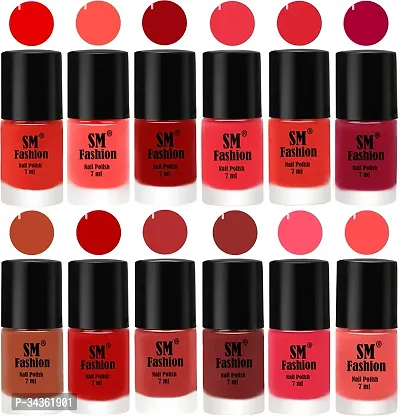 Beauty Matte Nail Polish For Women Pack Of 12