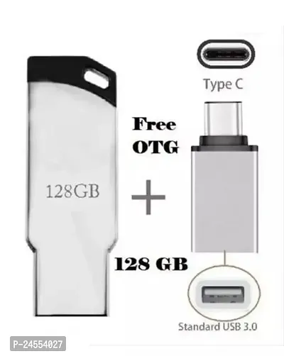 Best Quality 128 GB Pendrive With OTG-thumb0