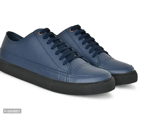 Stylish Canvas Casual Sneakers For Men-thumb0