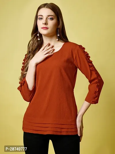 Stylish Women Polyester Casual Top