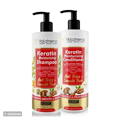 Volamena Keratin Moisturizing Shampoo  Conditoner 250+250 ml combo pack-thumb0