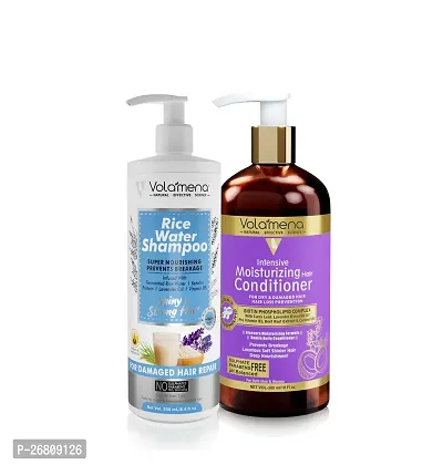 Volamena Rice Water Shampoo250  + Intenisive Conditioner 300 ml-thumb0