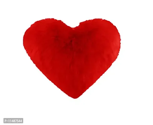 PICKKART Red Love Heart Pillow, Small Size 12 x 12 Inch (Red)-thumb0
