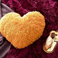 PICKKART Small Heart Shape Pillow Pack of 5 (Gold)-thumb1