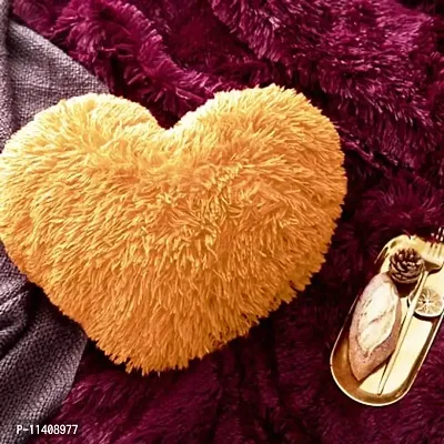 PICKKART Small Heart Shape Pillow Pack of 5 (Gold)-thumb2