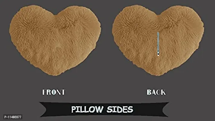 PICKKART Small Heart Shape Pillow Pack of 5 (Gold)-thumb3