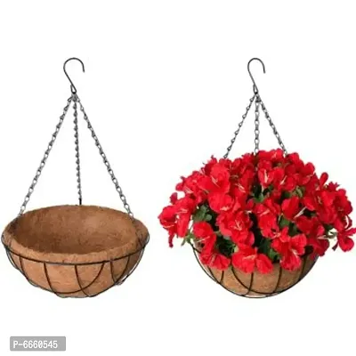 Hanging Basket For Outdoor Planting- 6INCH(Pack of 4)-thumb3