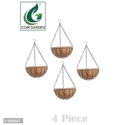 Hanging Basket For Outdoor Planting- 8INCH(Pack of 4)-thumb0