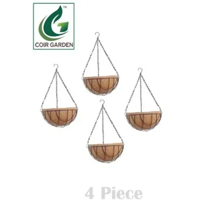 Hanging Basket For Outdoor Planting- 8INCH(Pack of 4)