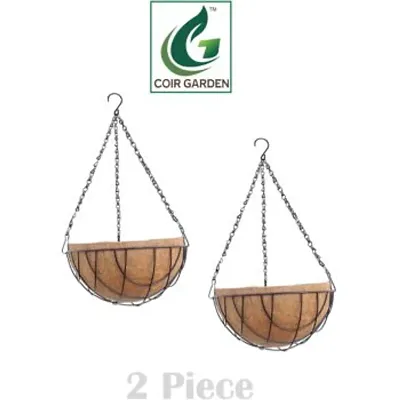 Hanging Basket For Outdoor Planting- 8INCH(Pack of 2)