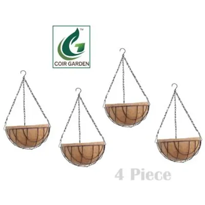 Hanging Basket For Outdoor Planting- 6INCH(Pack of 4)