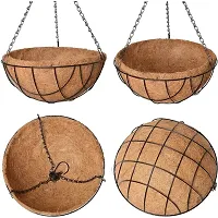 COIRGARDEN-Coir Hanging Round Basket-Hanging flower Plant Pots with Balc-Pack of 2-thumb4