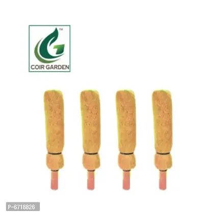 COIRGARDEN &ndash; Coco Coir Pole / Coir Stick For Money Plant &ndash; 1 Feet (Pack of 4)