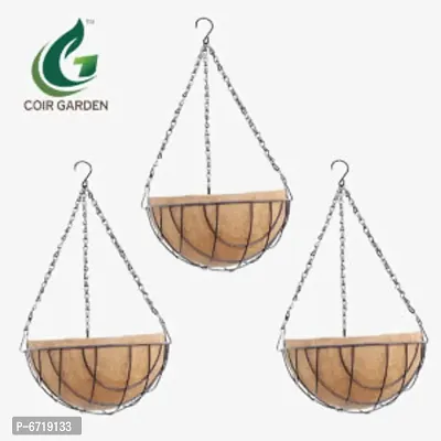 COIRGARDEN ndash; Coir Hanging Basket/Planter ndash; 6 Inch (Pack of 3)