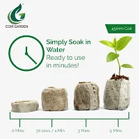 COIRGARDEN &ndash; Coco Coins Seed Germination -Combo(Pack of 100)-thumb2