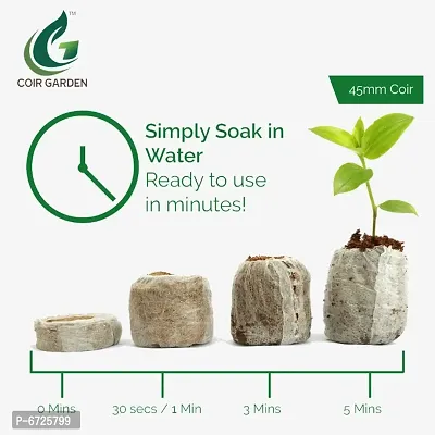 COIRGARDEN &ndash; Coco Coins Seed Germinatiion-Combo(Pack of 200)-thumb3
