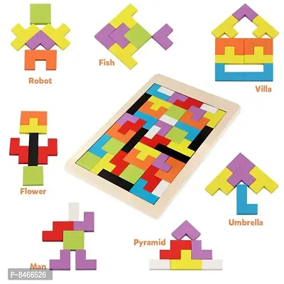 VOOLEX-Wooden Board Puzzles, Brain Teasers, Tangram Puzzles  Educati-thumb3