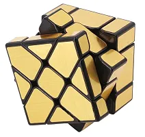 Mirror Golden 3x3 Magic Speed cube Puzzle for Kids Stress Buster Cube-thumb1