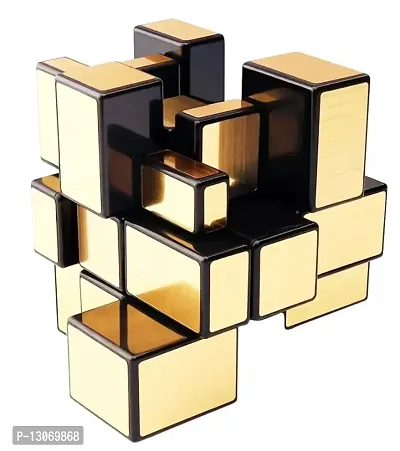 Mirror Golden 3x3 Magic Speed cube Puzzle for Kids Stress Buster Cube-thumb3