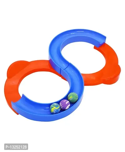 voolex 8 Shape Infinite Loop Interaction Creative Track Toy with ball (Multicolor)-thumb0