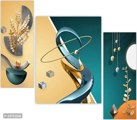 Modern Wall Paintings for Home Decoration Set of Three-thumb0