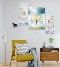 Modern Wall Paintings for Home Decoration Set of Three-thumb1