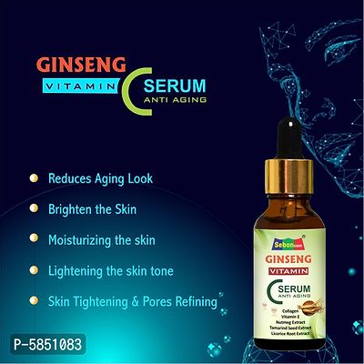 Ginseng Vitamin C Serum For Face (10 Ml)-thumb2