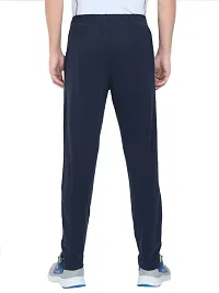 Stylish Cotton Blend Solid Regular Track Pants For Men-thumb1