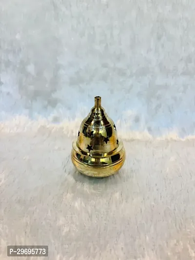 Golden Brass Oil Lamp Diya for Religious Purpose