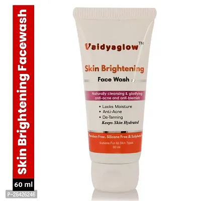 Facewash Vaidyaglow skin brightening facewash de tanning, anti acne, for glowing skin-thumb0