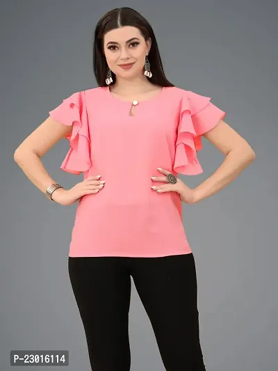 Stylish Fancy Designer Polyester Top For Women