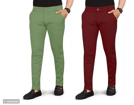 Mens Formal Trousers Pack Of 2