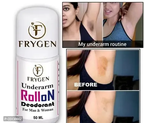 Frygen Long Lasting Underarm Roll On Deodorant For Men And Women- 50 Ml