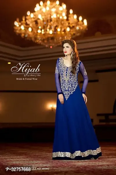 Blend Stitched Anarkali Gown