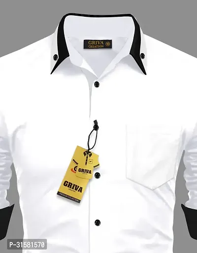 Mens Casual Shirt With Black Collar-thumb4