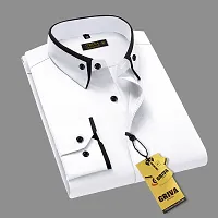 Mens Casual Shirt With Black Collar-thumb2