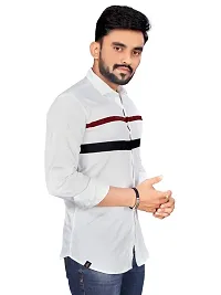 Stylish Fancy Cotton Long Sleeves Casual Shirts For Men-thumb1