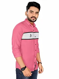 Stylish Fancy Cotton Long Sleeves Casual Shirts For Men-thumb1
