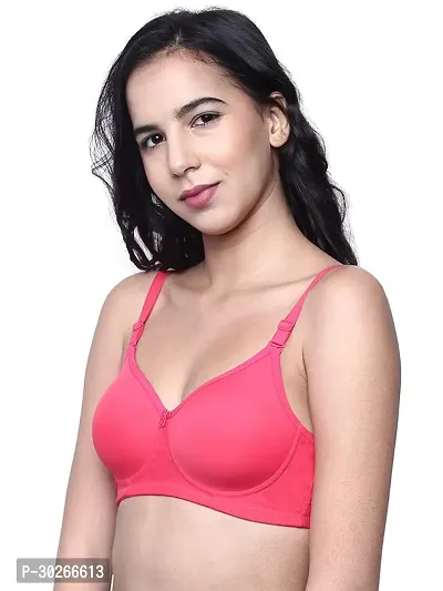 Stylish Cotton Solid Bra for Women-thumb0