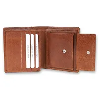 FAIRBIZPS FIPL Leather Wallets for Men, Top Grain Leather 8 Card Slots, 3 Compartments-thumb3