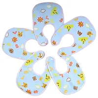 FAIRBIZPS Soft Baby Bibs Washable Waterproof Printed Baby Bibs Apron with Button for Baby Feeding--thumb1