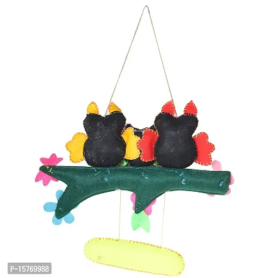 Fairbizps Handmade 8 Colourful Birds Welcome Door Hanging, Wall Hanging for A Captivating Home Ambience-thumb2