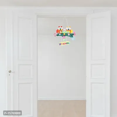 Fairbizps Handmade 8 Colourful Birds Welcome Door Hanging, Wall Hanging for A Captivating Home Ambience-thumb4